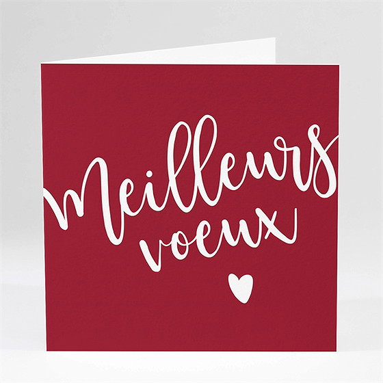 Carte de voeux meilleurs voeux