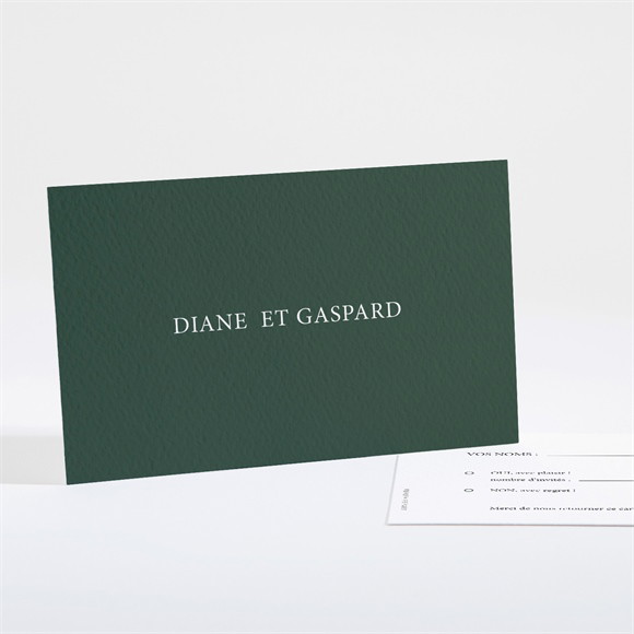 Carton réponse mariage Evidemment réf.N161118
