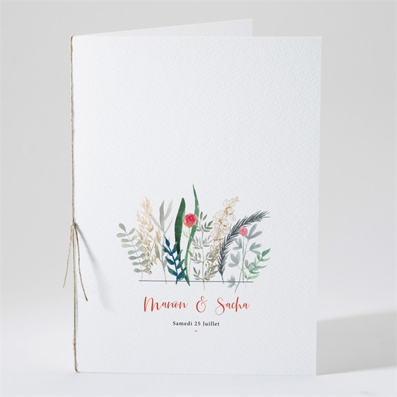 Livret de messe mariage Douceur Printanière réf.N491200