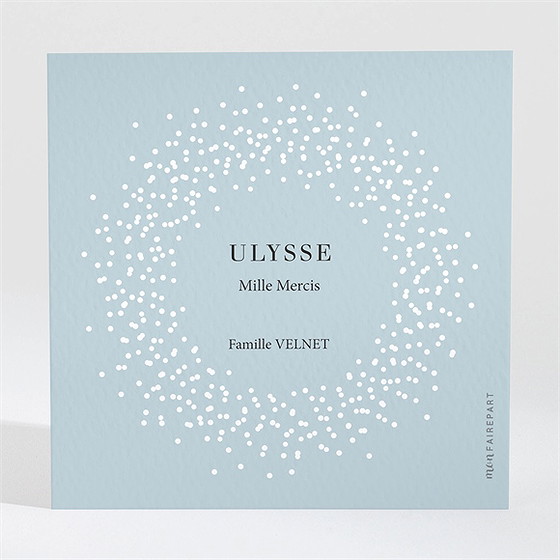 Remerciement naissance ulysse