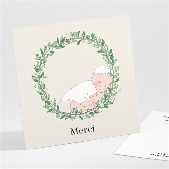 Remerciement naissance Doux rêveur réf.N301216