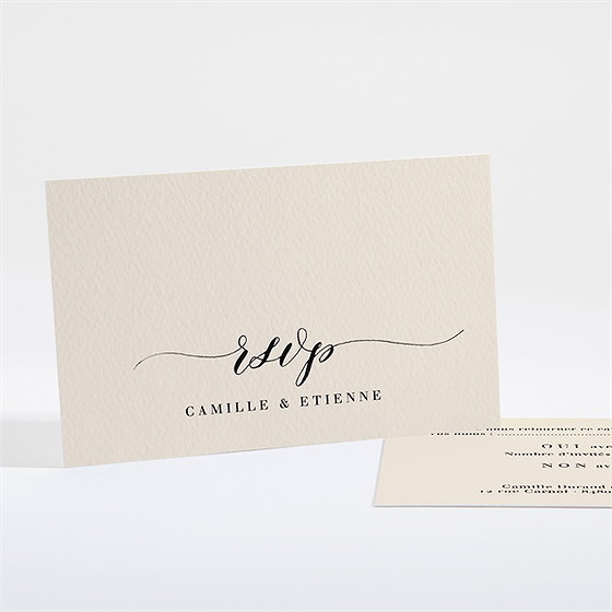 Carton réponse mariage un grand jour