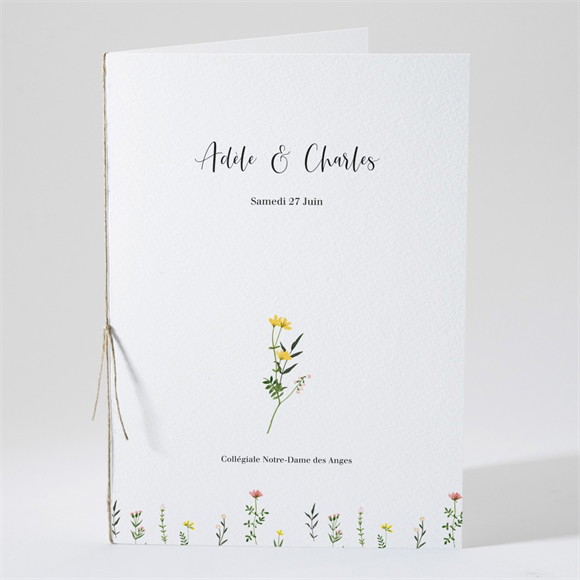 Livret de messe mariage Joie et couleurs réf.N491202