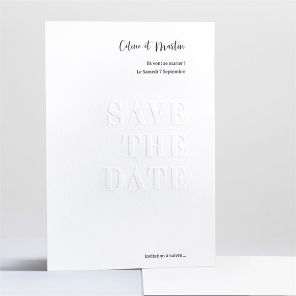 Save the Date mariage Follement Oui réf.N241217
