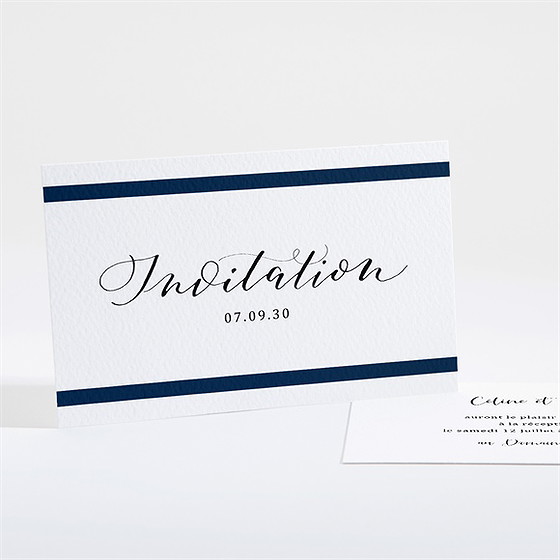 Carton d'invitation mariage follement oui