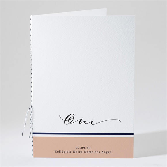 Livret de messe mariage Follement Oui réf.N491203