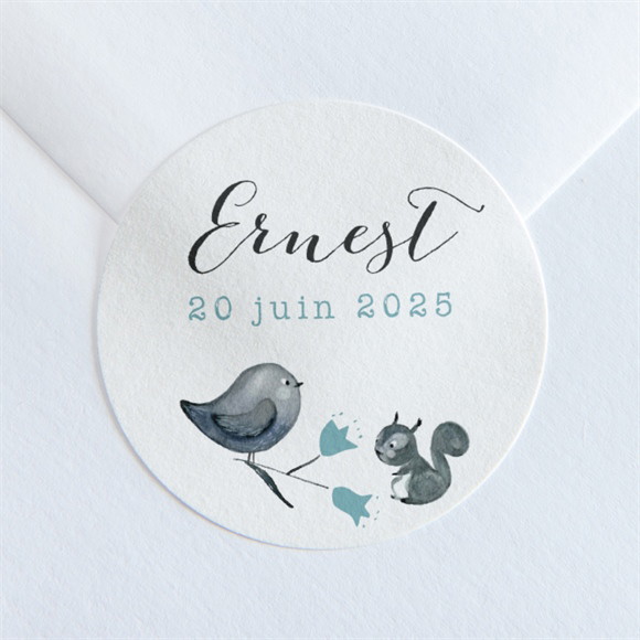 Sticker naissance Dans sa couronne réf.N36069