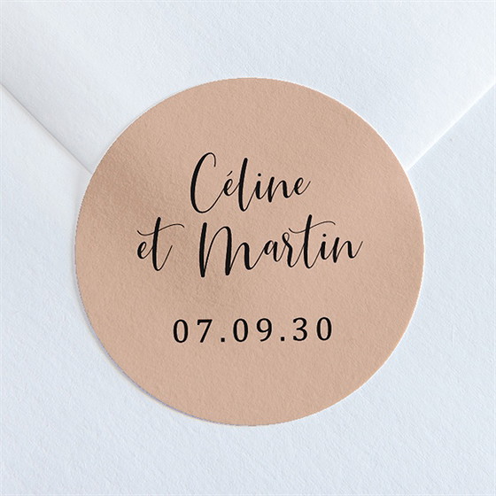 Sticker mariage follement oui
