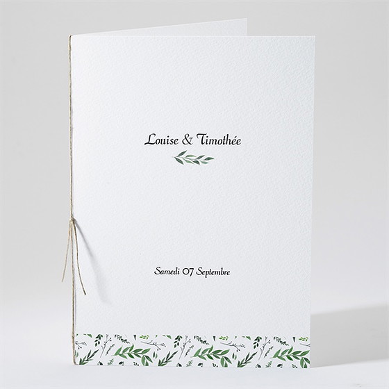Livret de messe mariage evidence