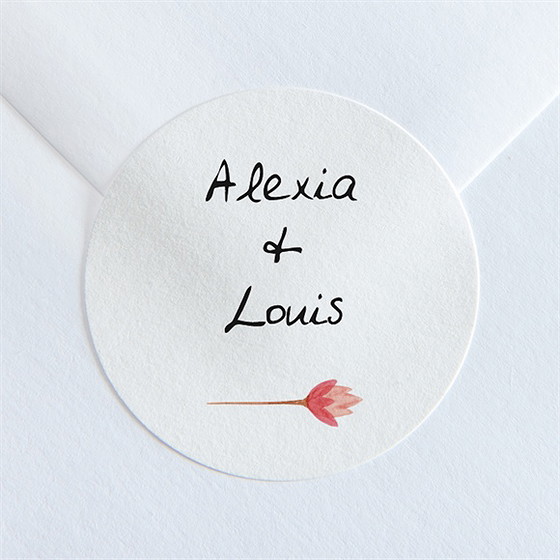 Sticker mariage folie printanière