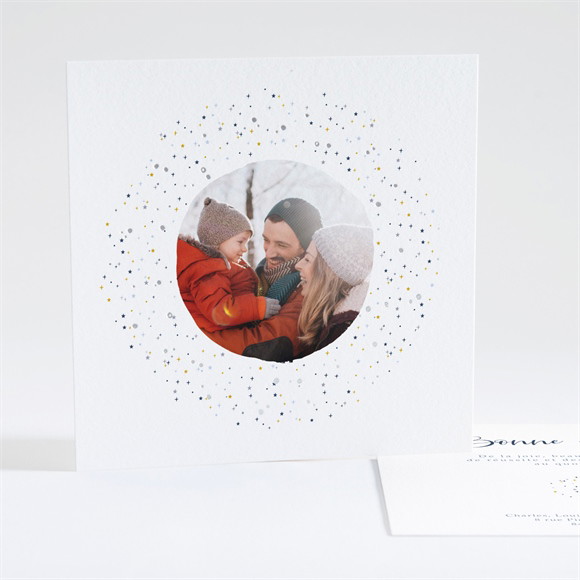 Carte de voeux Voeux en Or réf.N351106