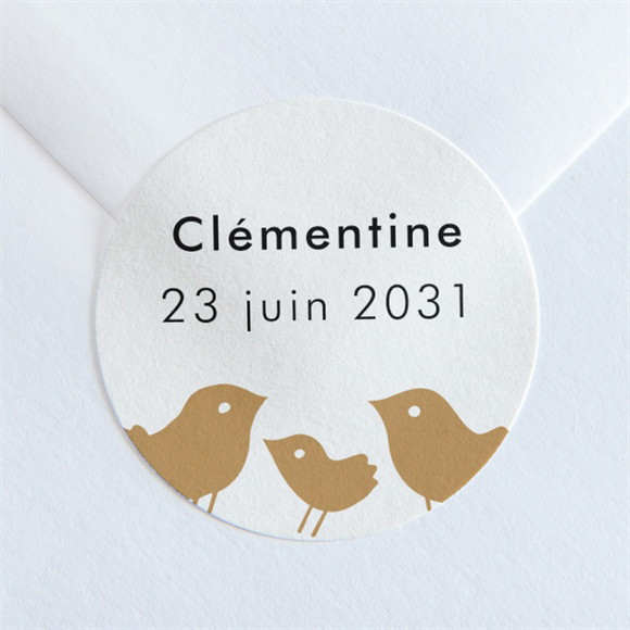 Sticker naissance Petit Nid réf.N36081