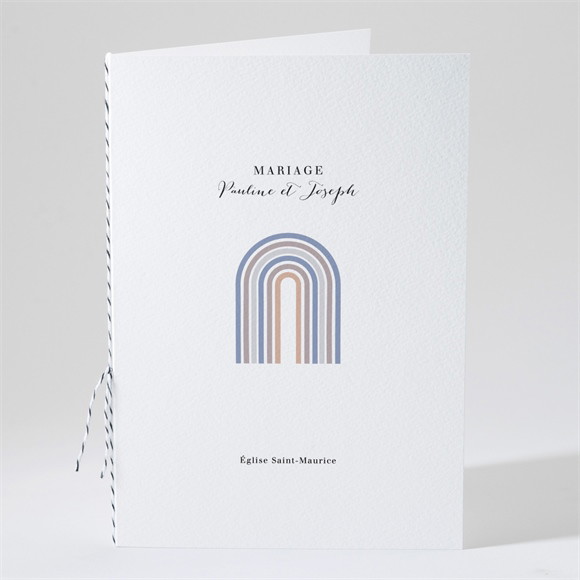 Livret de messe mariage Nuances réf.N491207