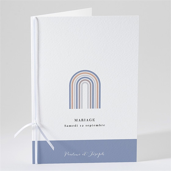 Livret de messe mariage l'arc-en-ciel