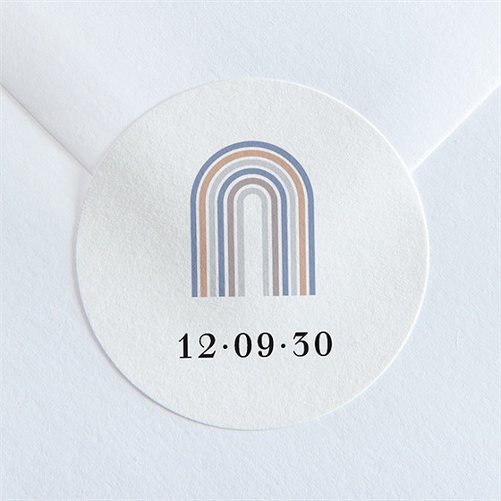 Sticker mariage l'arc-en-ciel