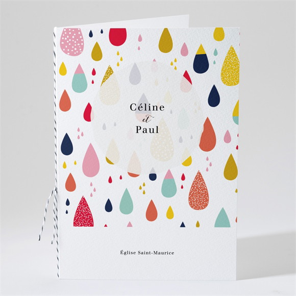 Livret de messe mariage Les Illuminations réf.N491206