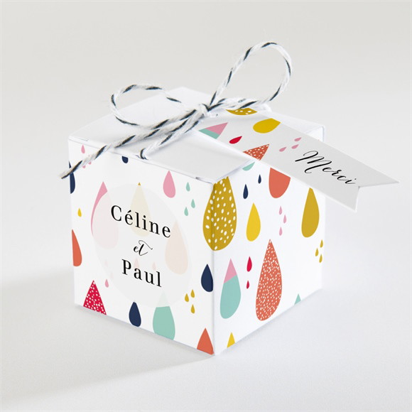 Boîte de dragées mariage Les Illuminations réf.N340307