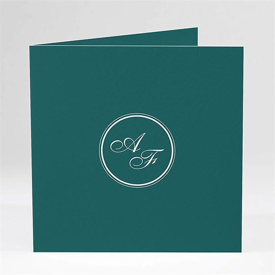 Faire-part mariage monogramme