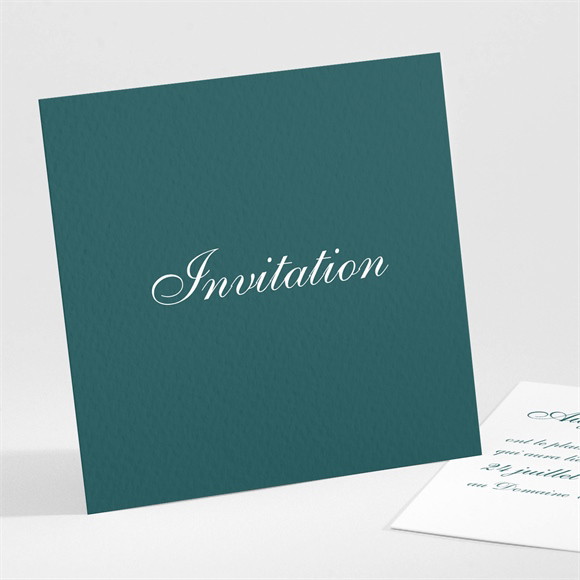Carton d'invitation mariage Monogramme réf.N301224