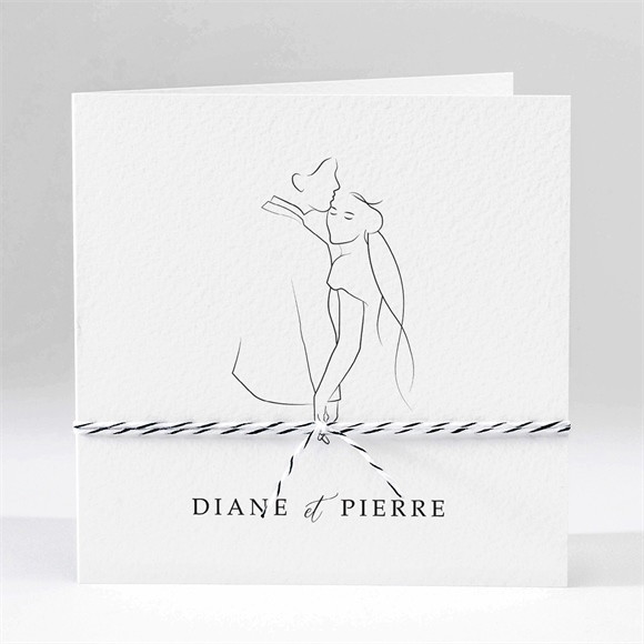 Faire-part mariage Belle Esquisse réf.N451183