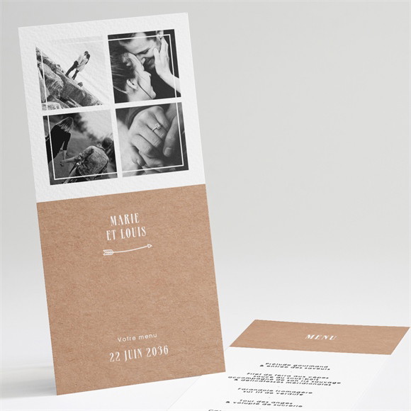 Menu mariage Myriade réf.N221141
