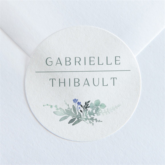 Sticker mariage Poésie d'Aquarelle réf.N36095