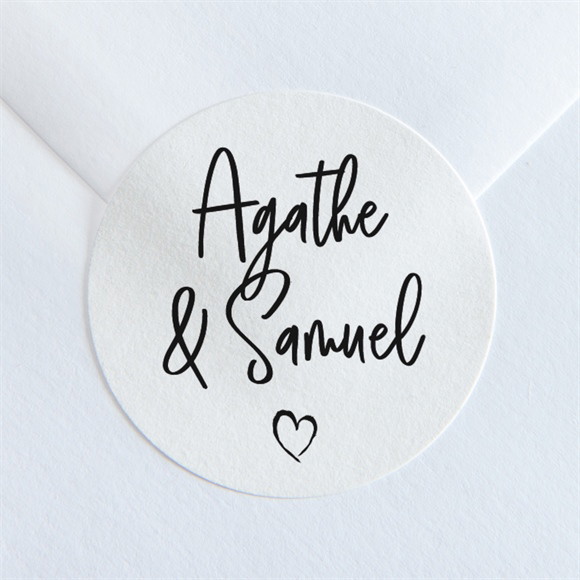 Sticker mariage Juste Nous réf.N36094