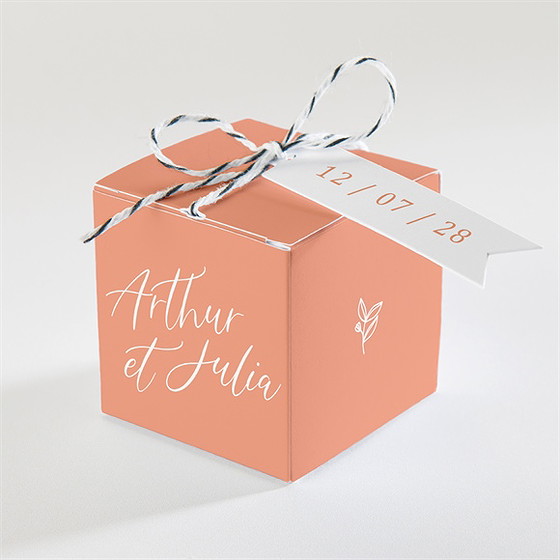 Boîte de dragées mariage fantasques