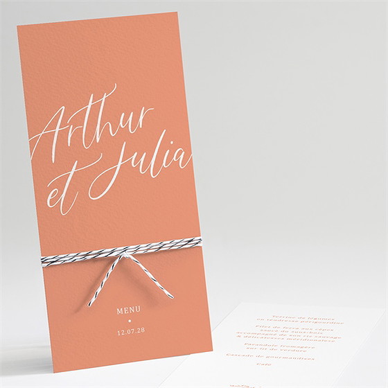 Menu mariage fantasques