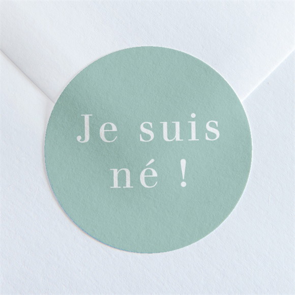 Sticker naissance Son Petit Nid réf.N36097