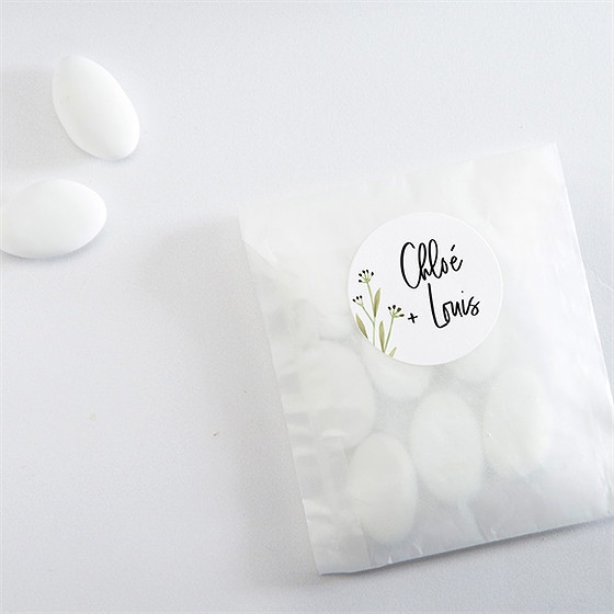 Sticker mariage art champêtre