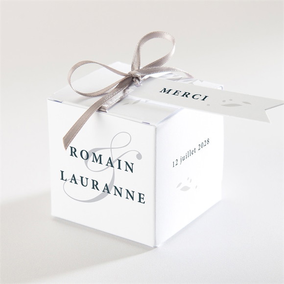 Boîte de dragées mariage En relief réf.N340317