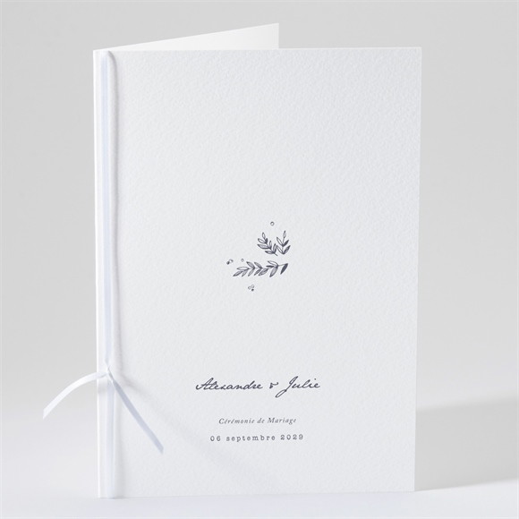 Livret de messe mariage Feuillages réf.N491218