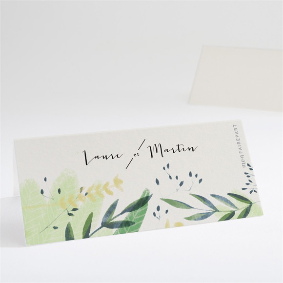 Marque-place mariage Univers végétal réf.N440764