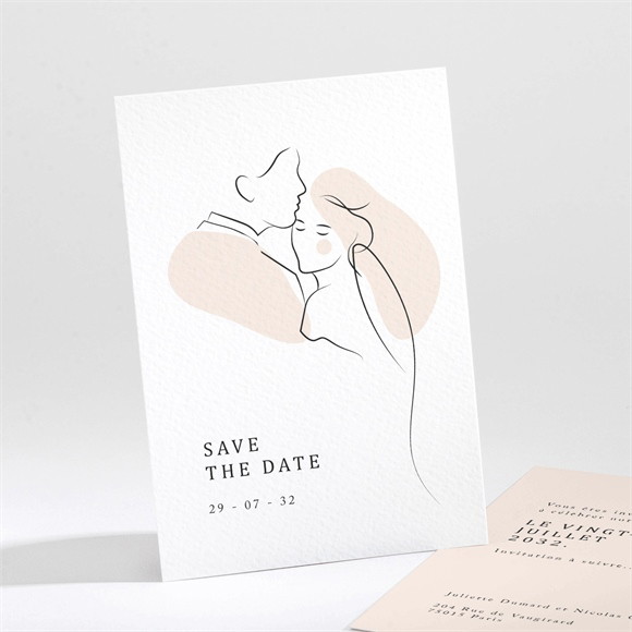 Save the Date mariage Tendres réf.N211291