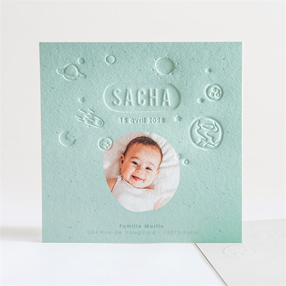Faire-part naissance sa petite planète