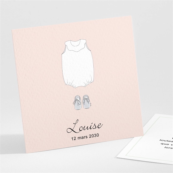 Remerciement naissance Irresistible réf.N301243