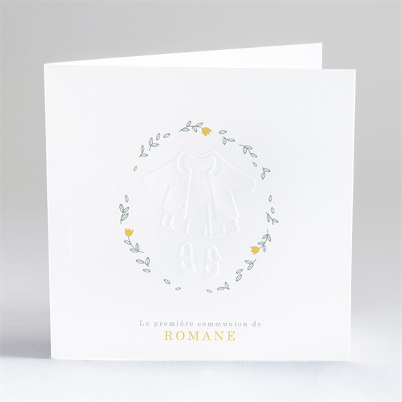 Faire-part communion Profilé réf.N451188