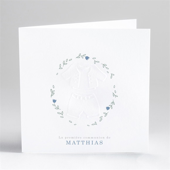 Faire-part communion Tendre profil réf.N451189