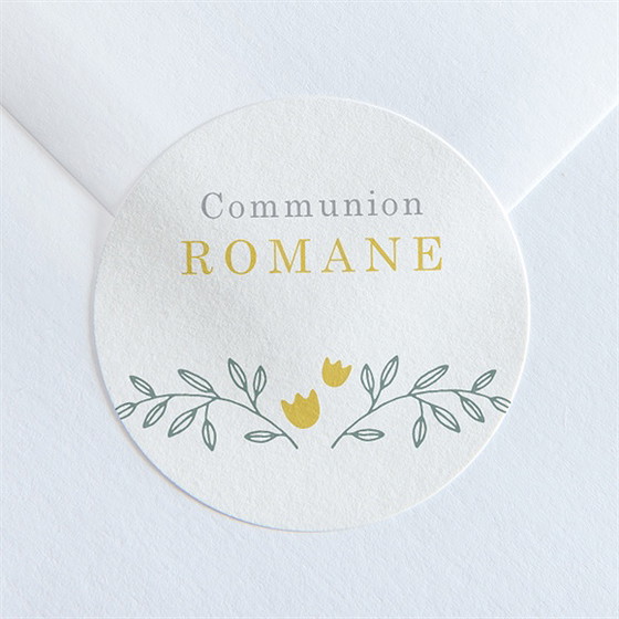 Sticker communion profilé
