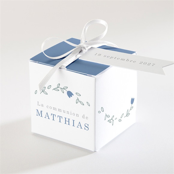 Boîte de dragées communion Tendre profil réf.N340321