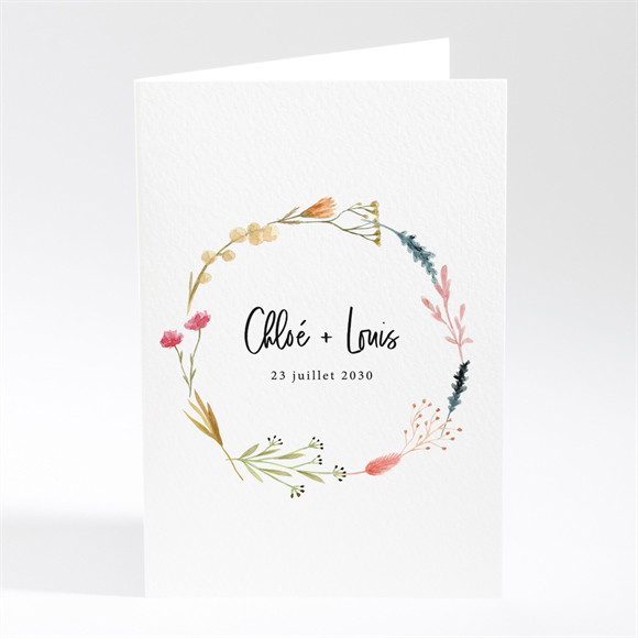 Menu mariage Art Champêtre réf.N401831