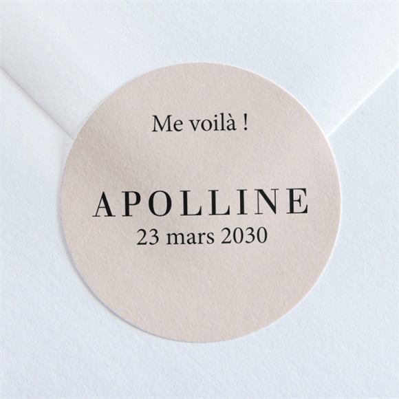 Sticker naissance Tendre Cadre réf.N360110