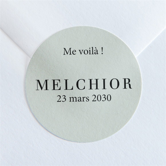 Sticker naissance Petit Portrait réf.N360111