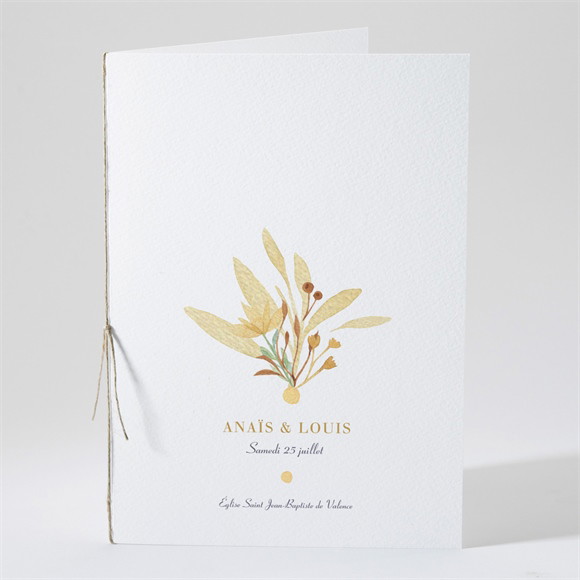 Livret de messe mariage Nature et Lumière réf.N491224