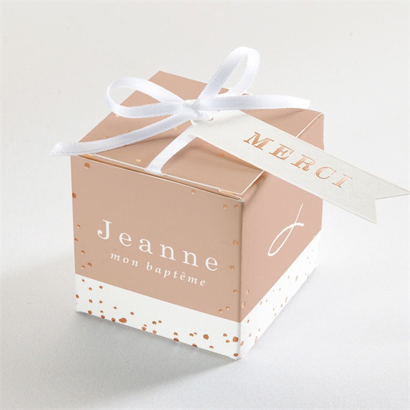 Boîte de dragées baptême Le Souffle réf.N340324