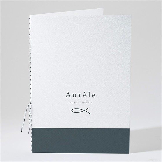 Livret de messe baptême ichthus