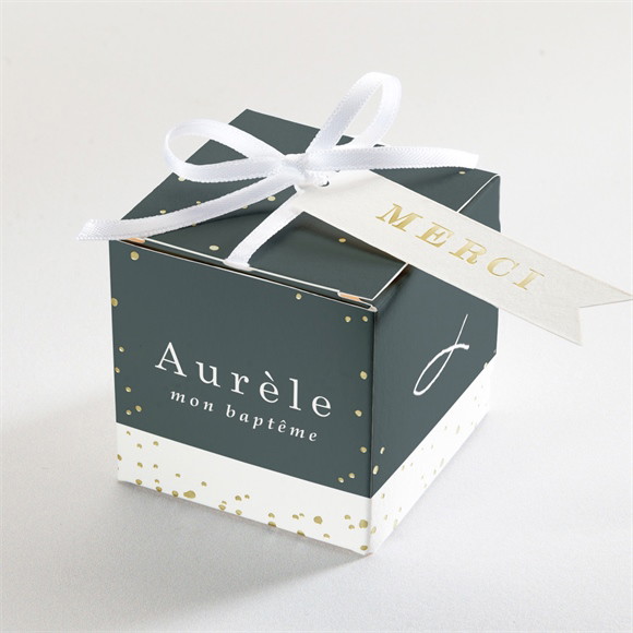 Boîte de dragées baptême Ichthus réf.N340325