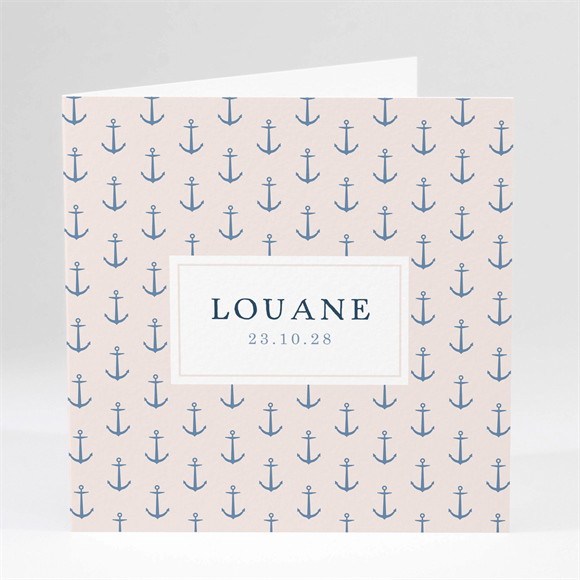 Faire-part naissance Motifs marins réf.N46150