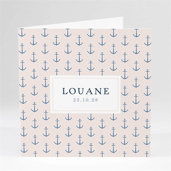 Faire-part naissance motifs marins